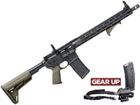 Springfield Saint Victor Magpul 5.56mm 16" Rifle w/ Gear Up 2023, OD Green