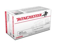 Winchester USA 40S&W 165gr FMJ 100rd