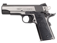 Colt 1911 Combat Elite Commander .45ACP 8rd Pistol, Stainless/Black