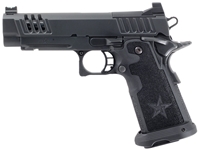 Staccato P OR 9mm 4.4" DLC 17rd Steel Frame Pistol w/ X Series Serrations & G2 Tac Grip