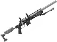 B&T SPR86 Suppressed Precision Rifle 8.6Blk 9.9" SBR, Black w/ Kit
