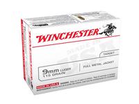 Winchester USA 9mm 115gr FMJ 100rd