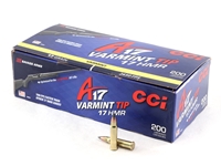 Federal CCI 17 HMR A17 17gr Varmint Tip 200rd