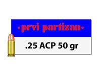Prvi Partizan .25ACP 50gr FMJ 50rd
