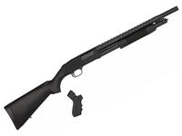 Mossberg 500 12GA 18.5" 6rd Shotgun w/ Heat Shield & Pistol Grip
