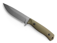 Benchmade Anonimus 5" Fixed Knife, Tungsten Grey/OD Green G10