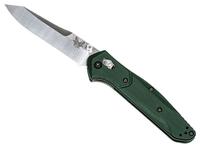 Benchmade Osborne 3.4" AXIS Folding Knife, Green Aluminum