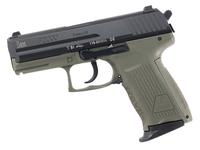 HK P2000 V3 DA/SA 9mm 3.66" OD Green Pistol, 2-10rd Mags