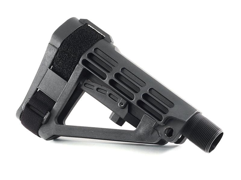 SB Tactical SBA4 Pistol Brace, 5 Position, Black.