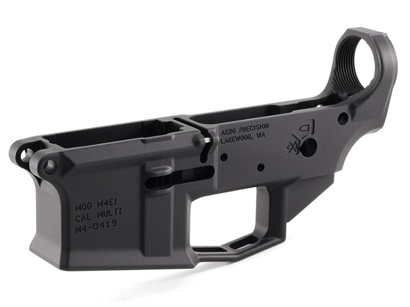 Aero Precision M4E1 Stripped Lower Receiver - Anodized Black