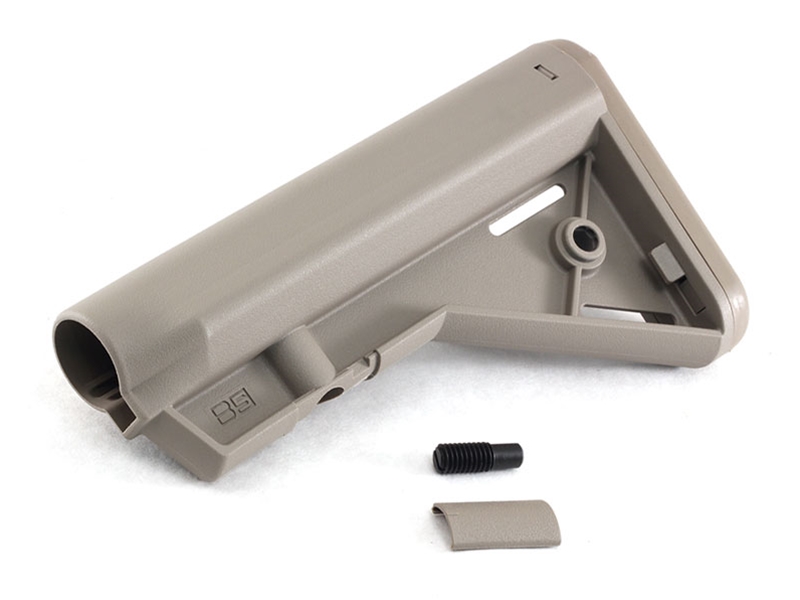 B5 Bravo Stock mil-spec, BLK & FDE