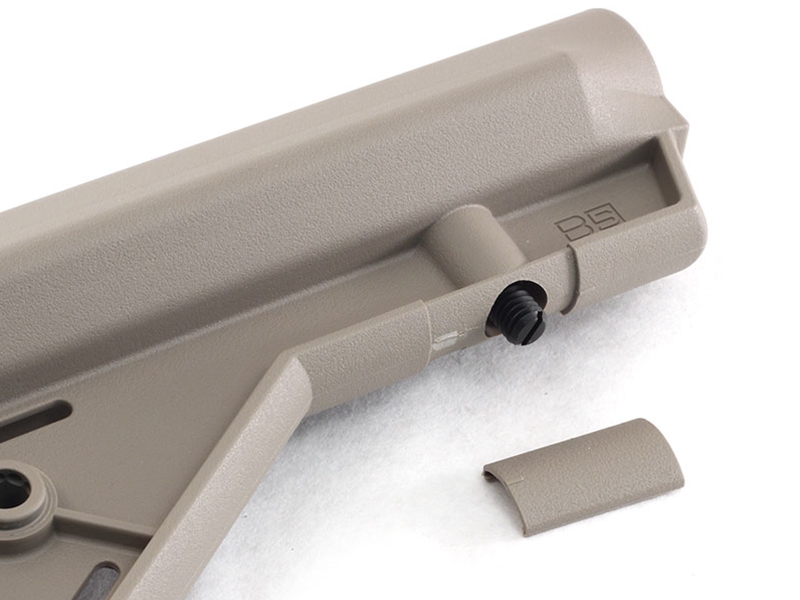 B5 Systems BRAVO Fixed Carbine Stock, FDE