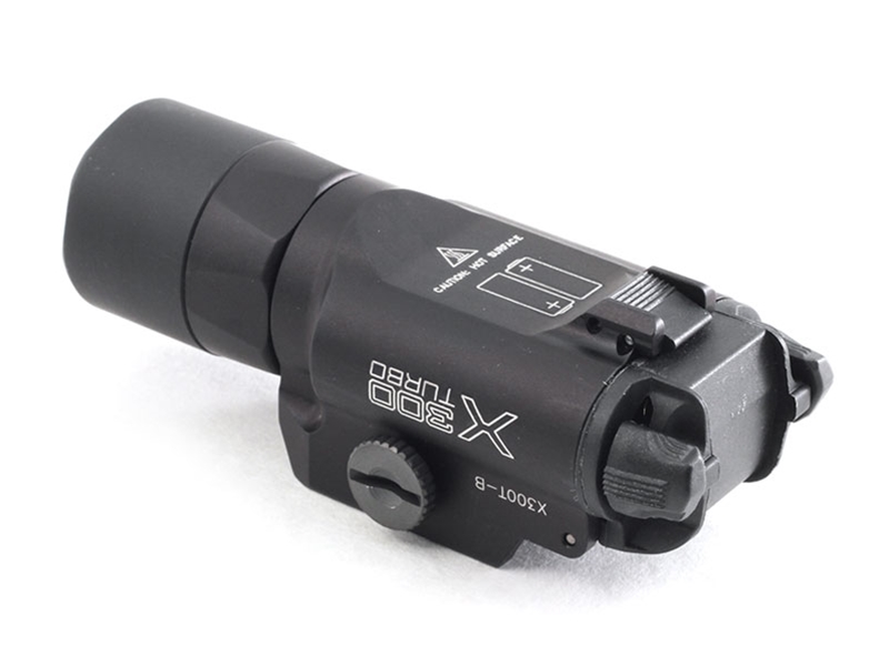 SureFire X300T-B Turbo Thumbscrew Weaponlight, Black