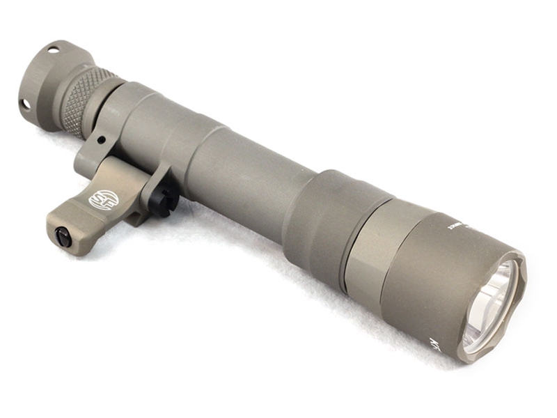 Surefireタイプ SOTAC M640DFT FDE SureFire M640DFT Scout Pro Dual Fuel Turbo MLok Weaponlight, Tan