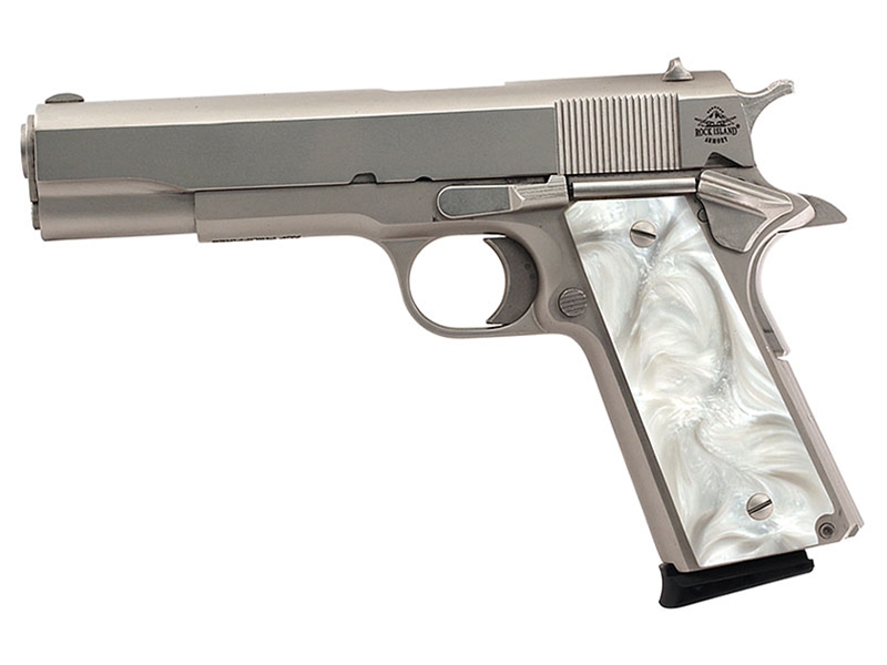 Rock Island Armory 1911 GI FS Matte Nickel .45ACP 5