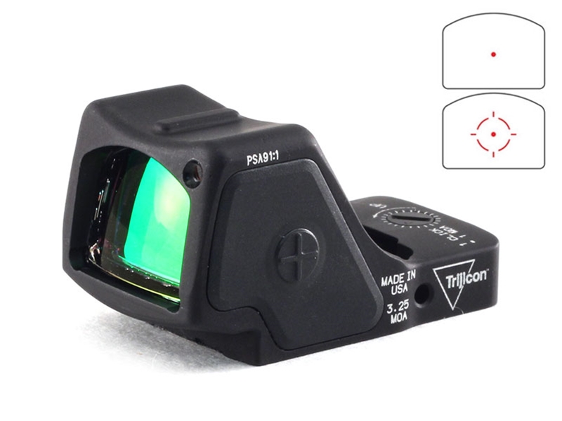 Trijicon RMR HD Adjustable LED Red Circle Dot Sight, 3.25 MOA