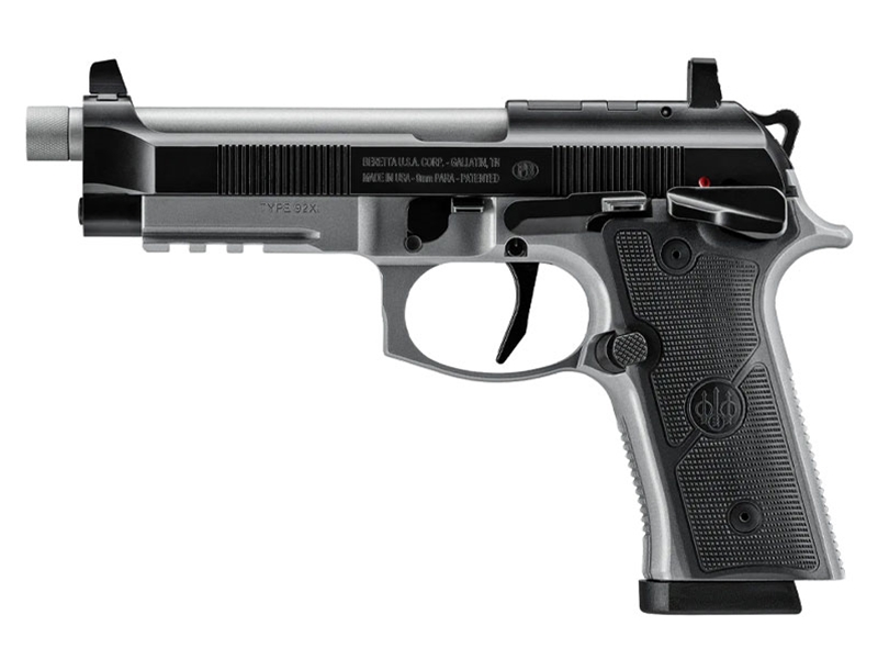 P.BERETTA エアソフトガン シルバー/ブラック Beretta 92XI SAO Tactical 9mm 5.1