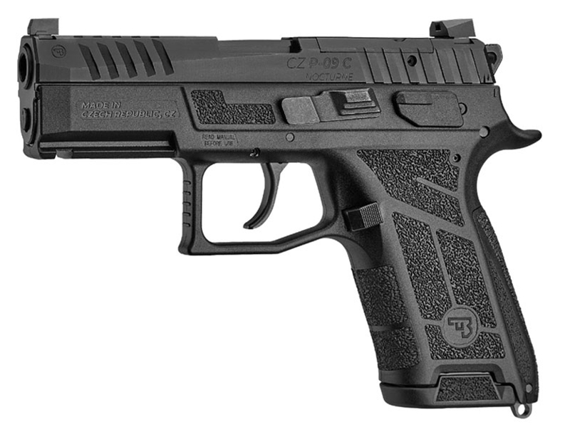 CZ P-09C Nocturne 9mm 15rd Pistol