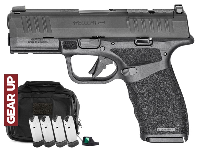 Springfield Hellcat Pro OSP 9mm 3.7 17rd Pistol Black w Gear Up 2024