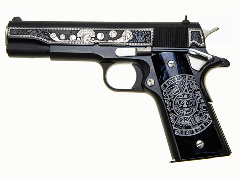 Colt 1911 Government Mama Quilla Moon .38 Super 5