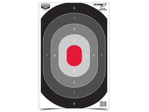 Birchwood Casey Eze-Scorer 23"x35" Oval Silhouette Paper Target, 1pk