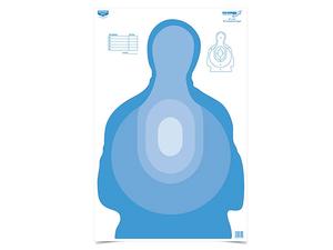 Birchwood Casey Eze-Scorer 23"x35" Transitional Blue Paper Target, 1pk