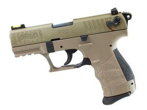 Walther P22Q Tactical .22LR Full FDE 3.4" TB