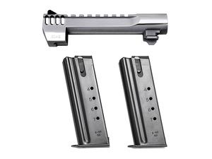 MRI Desert Eagle Mark XIX .50AE Kit w/ 6" IMB Barrel & Magazine 2 Pack, Polished Chrome