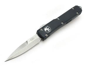 Microtech Knives Ultratech Bayonet Black 3.4" Stonewash Blade