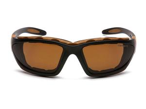 Carhartt CHB418DTP Carthage Sandstone Bronze Anti-Fog Lens, Black/Tan Frame