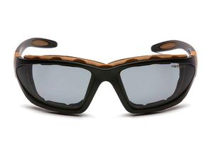 Carhartt CHB420DTP Carthage Gray Anti-Fog Lens, Black/Tan Frame