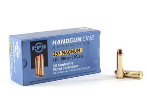 PPU Handgun Line .357 Mag 158gr FPJ 50rd
