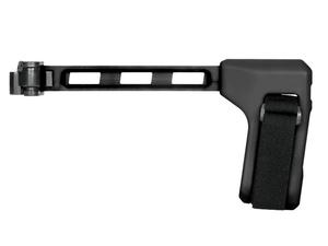 SB Tactical FS1913 Pistol Brace, Aluminum Strut, Side Folding, Black