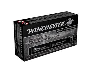 Winchester Super Suppressed 9mm 147gr FMJ 50rd