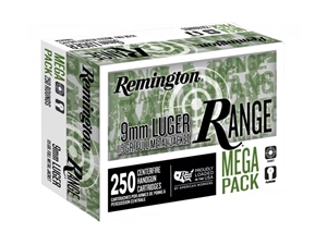 Remington Range 9mm 115gr FMJ 250rd