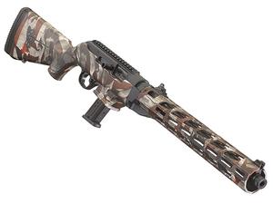 Ruger PC Carbine American Flag Camo 9mm 16" TB 17rd w/ Free Float Handguard