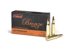 PMC Bronze .223Rem 55gr Pointed SP 20rd