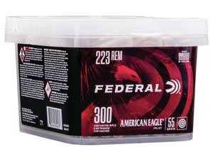 Federal American Eagle .223REM 55gr FMJ BT 300rd Bucket