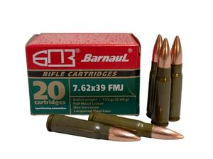 Barnaul 7.62x39mm 123gr FMJ 20rd