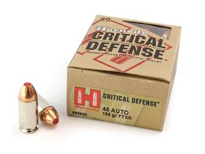 Hornady Critical Defense .45ACP 185gr FTX 20rd