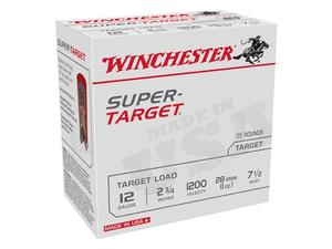 Winchester Super Target 12GA 2 3/4" 7 1/2 Shot 25rd