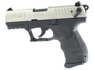 Walther P22 Nickel .22 LR 3.42" Pistol TB - REFURB