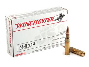 Winchester USA 7.62x51 NATO 147gr FMJ 20rd
