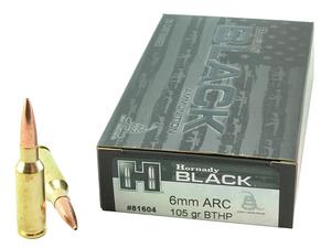 Hornady Black 6mm ARC 105gr BTHP Match 20rd
