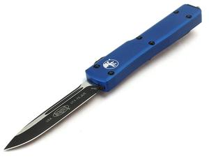 Microtech Knives UTX-70 S/E OTF Blue 2.4" Black
