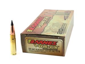 Barnes VOR-TX .300Blk 110gr Lead-Free Tac-TX BT 20rd