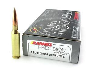 Barnes Precision Match 6.5 Creedmoor 140gr OTM BT 20rd