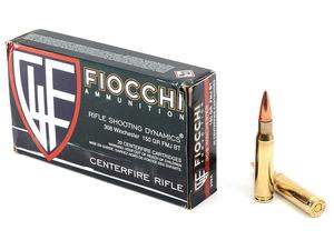 Fiocchi Ammunition .308WIN 150gr FMJBT 20rd