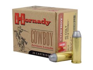 Hornady Cowboy 45 Colt 255gr Lead Flat Nose 20rd