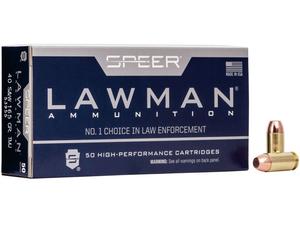 Speer Lawman .40S&W 165gr TMJ 50rd